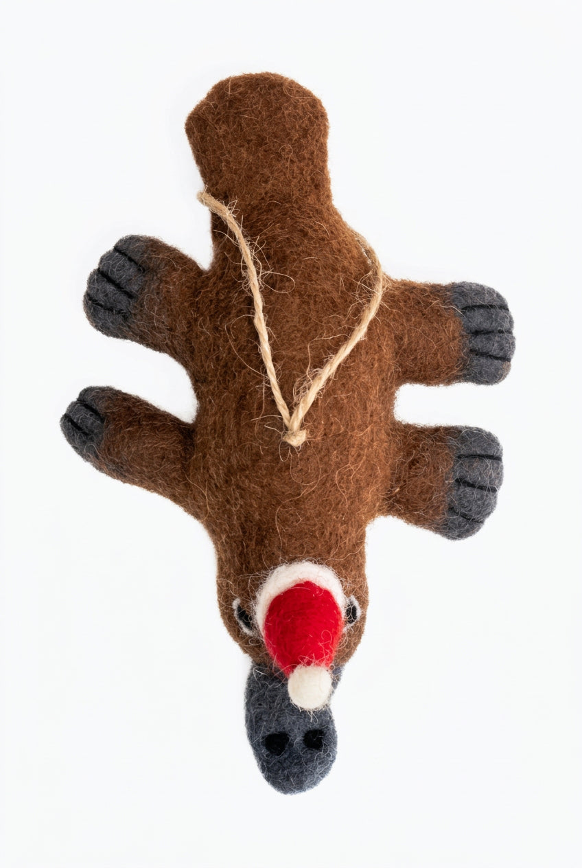 ethik felt || platypus xmas decoration