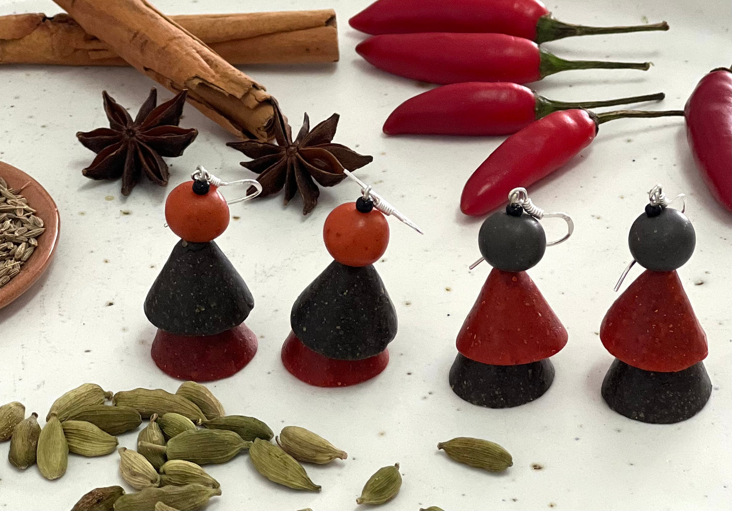 Samunnat Jewellery || spice cone earrings