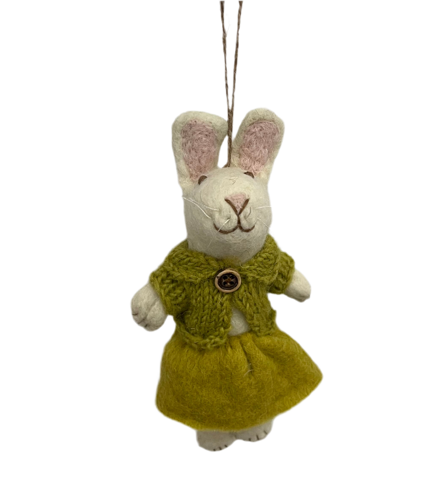 ethik felt || rabbit with knitted outfit