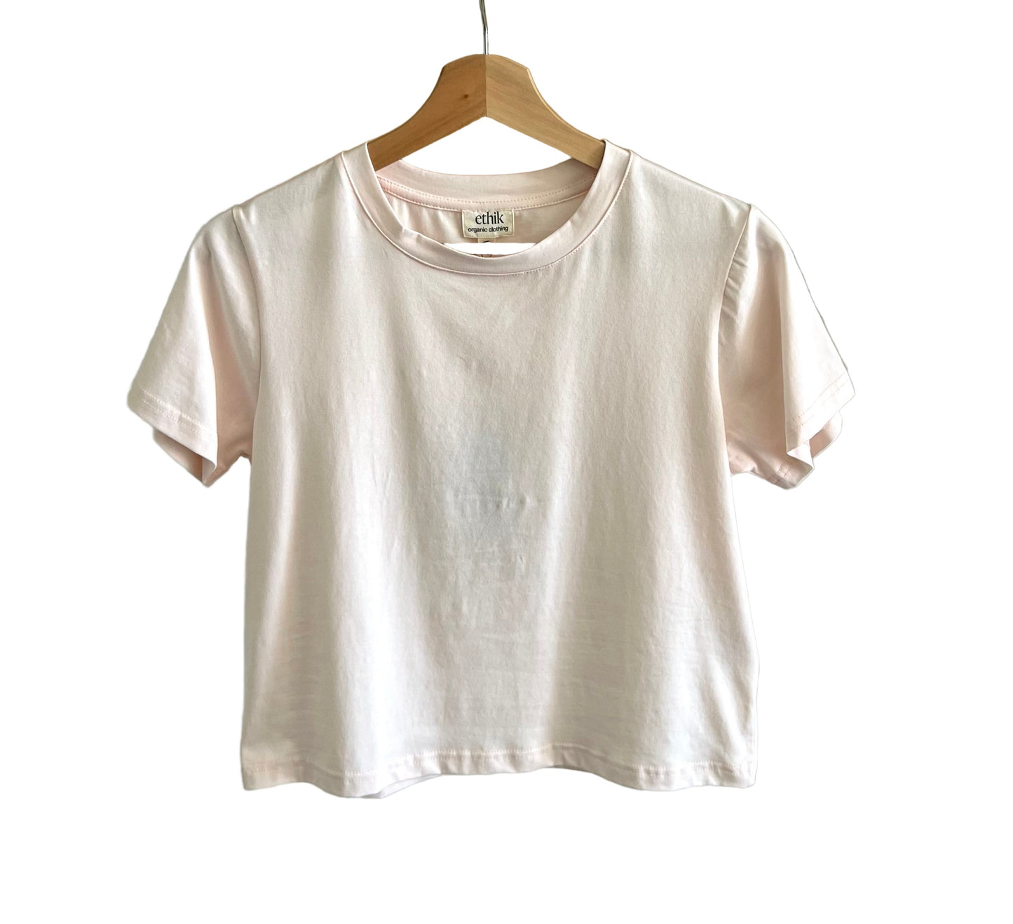 ethik organic cotton || new cropped tee