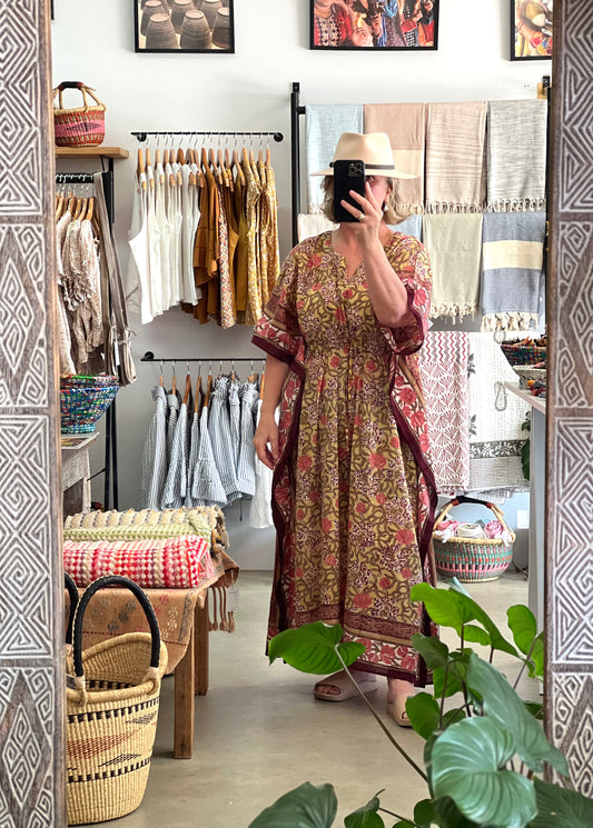 Anokhi || free size kaftan