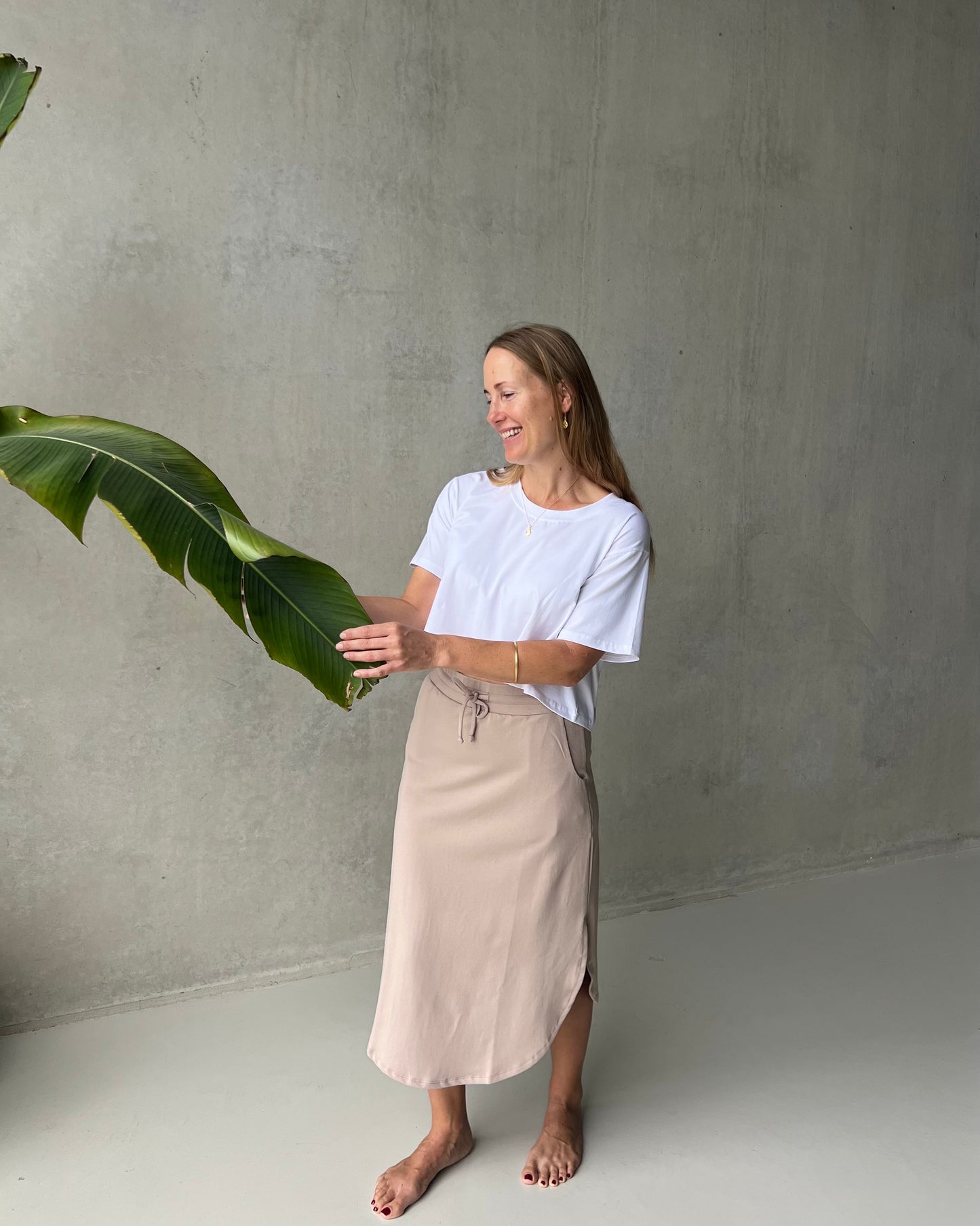 ethik organic cotton || barcelona skirt || french terry