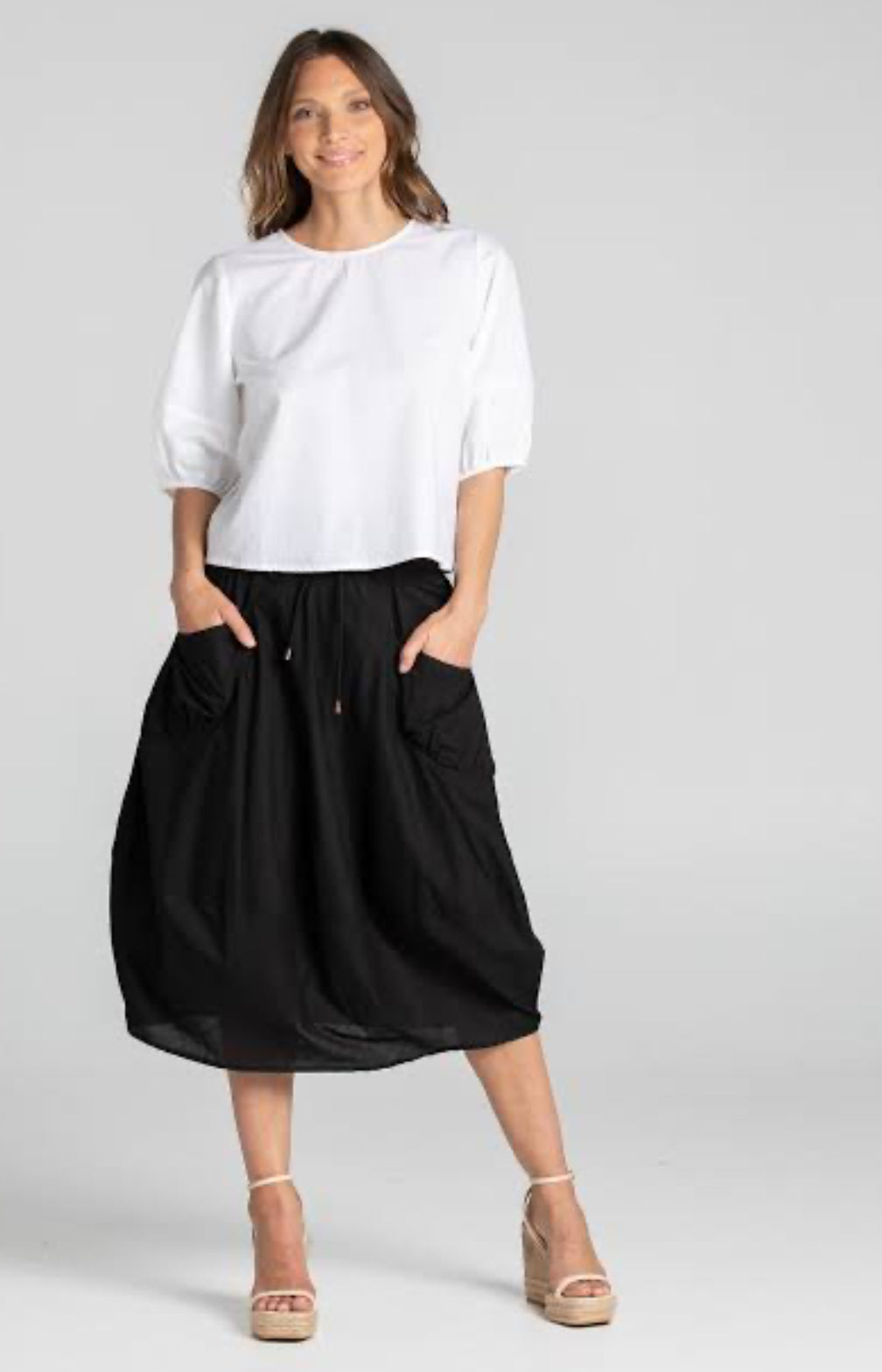 boomshankar || guru skirt || black