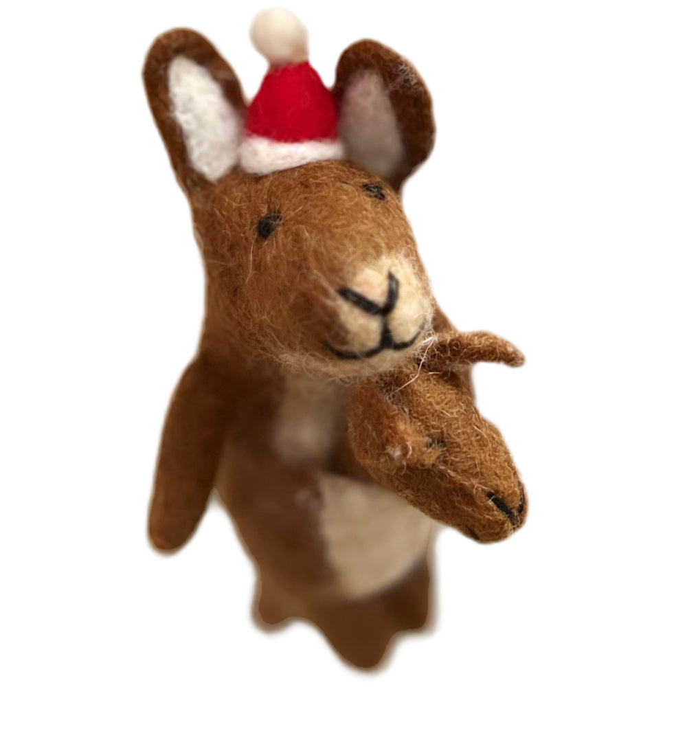 ethik felt || 3D aussie animal xmas decorations