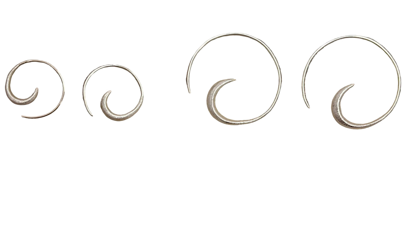 Jaipur silver earrings || hoops