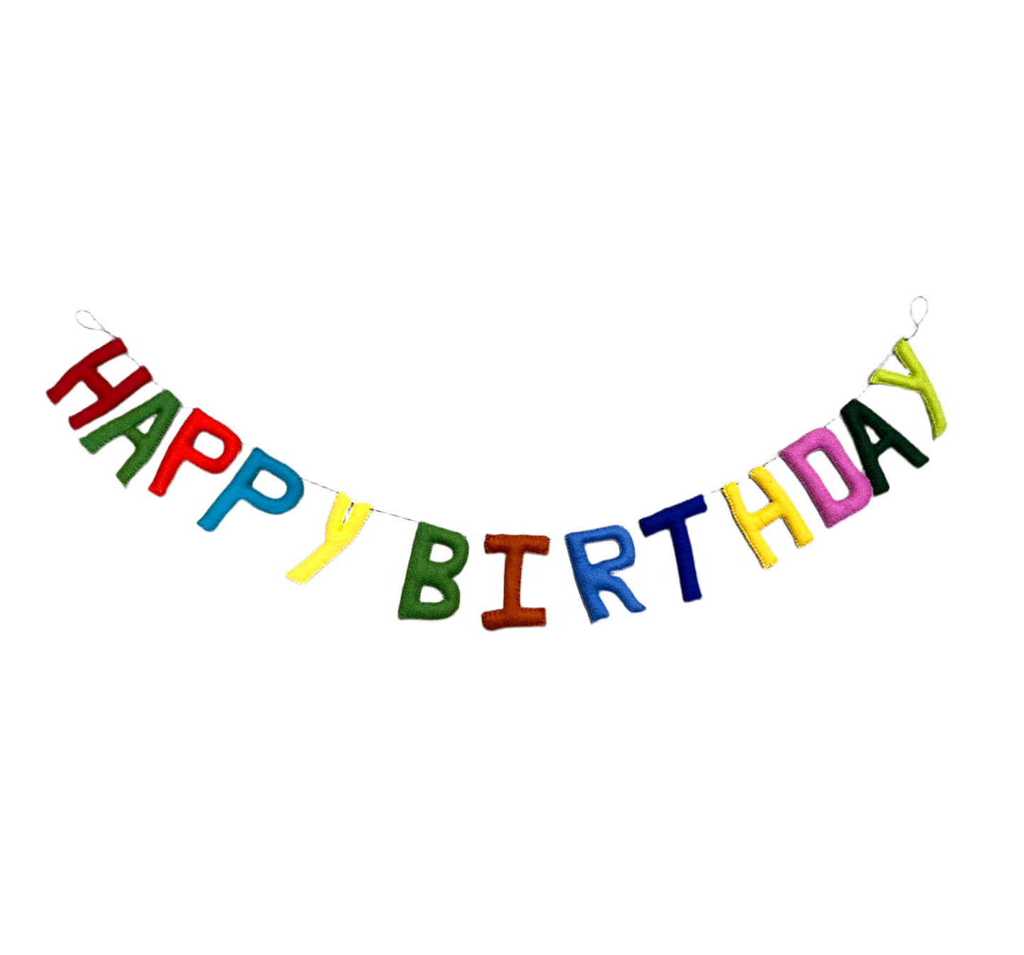 ethik felt || happy birthday garland ๐