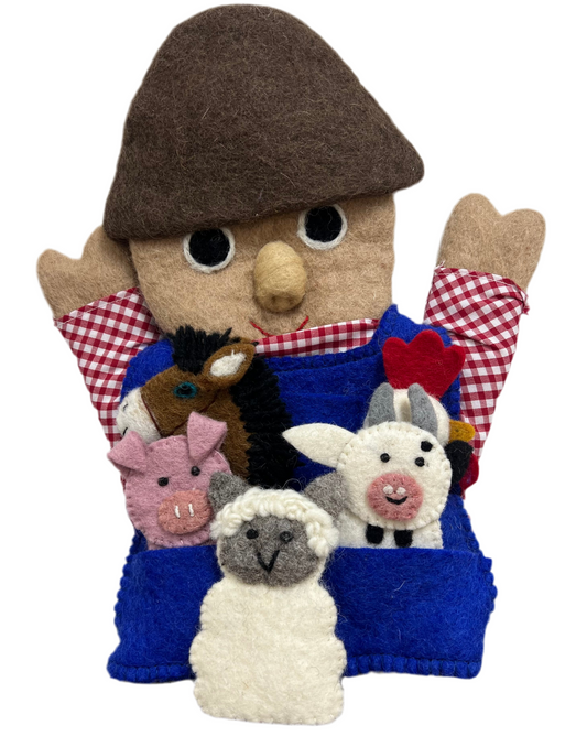 ethik felt || old MacDonald hand puppet
