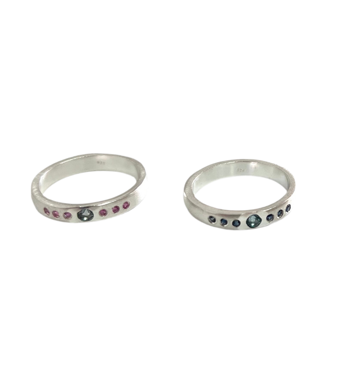 Jaipur silver jewellery||7 stone ring