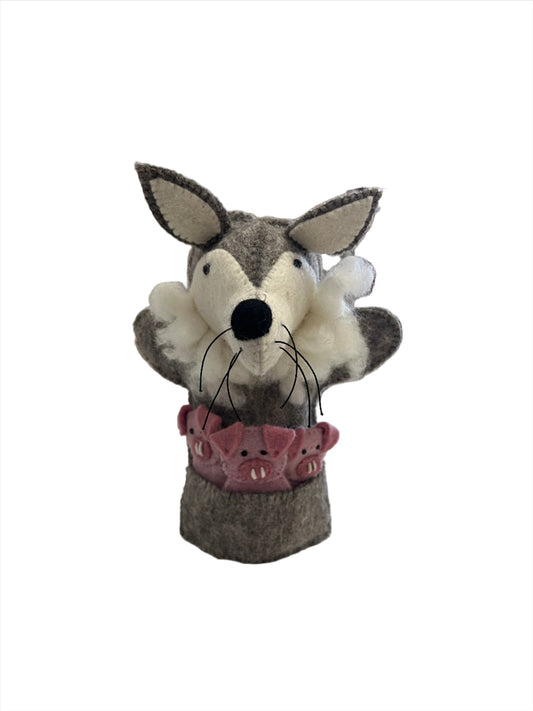 ethik felt || wolf with 3 little pigs