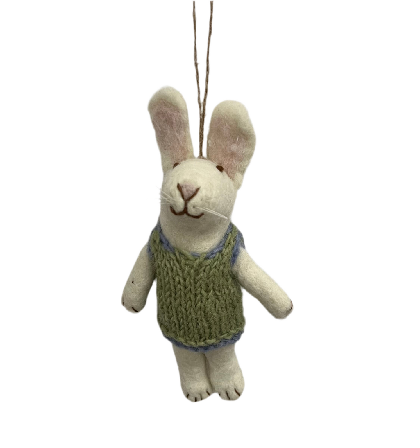 ethik felt || rabbit with knitted outfit