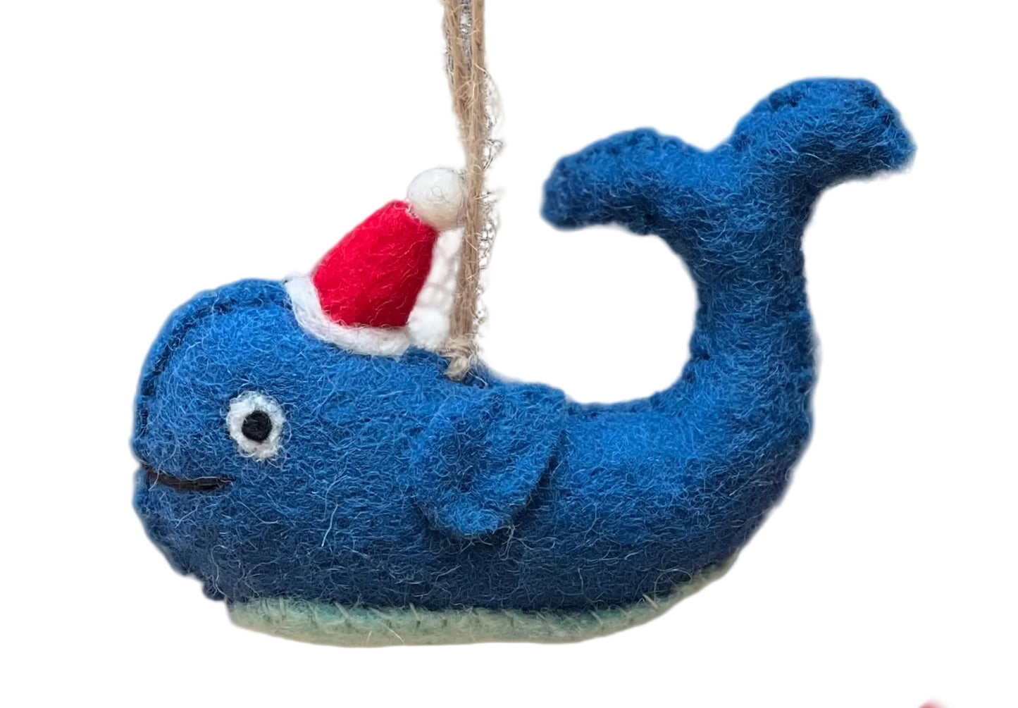ethik felt || xmas whale decoration
