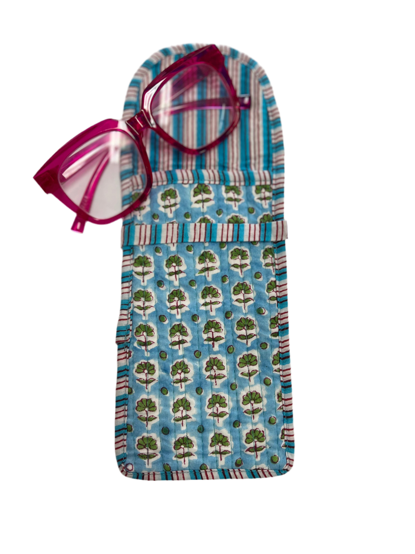 ethik hand block cotton || glasses case