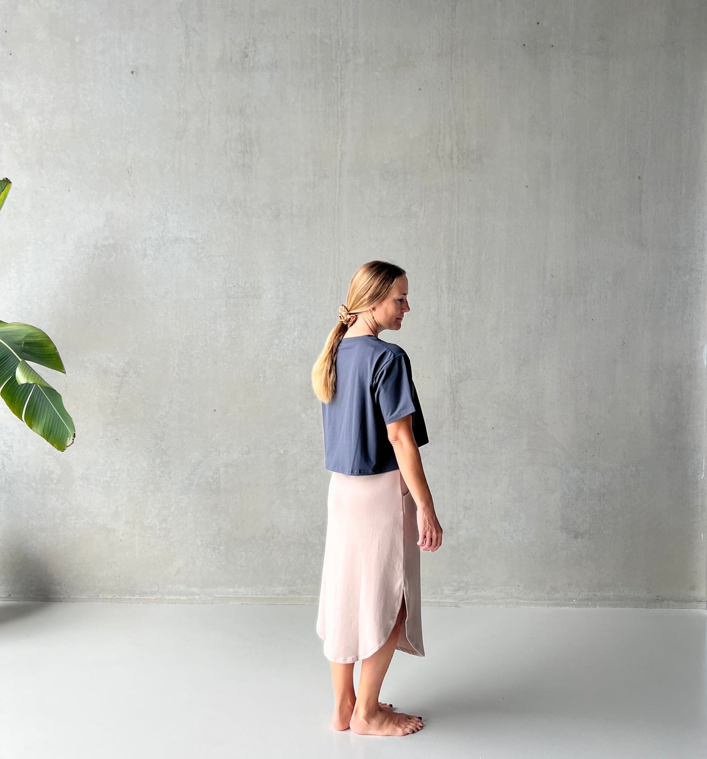 ethik organic cotton || oversized cropped tee