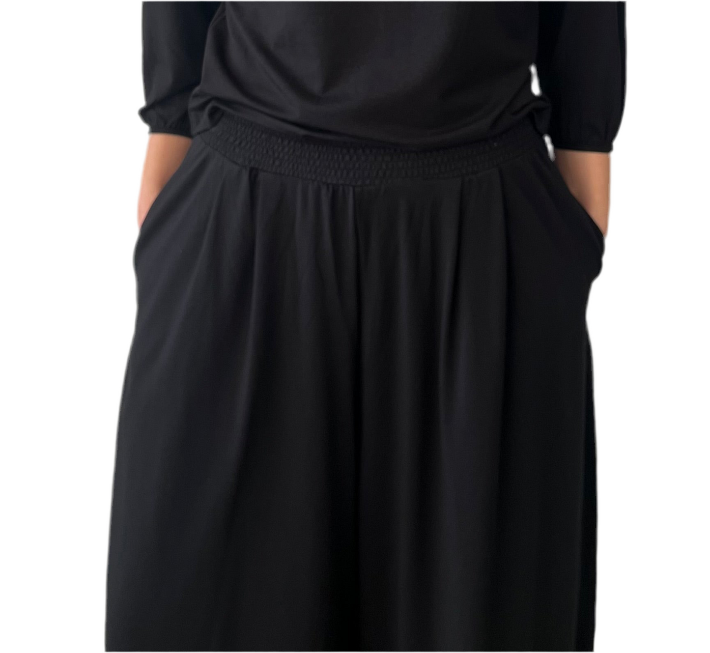 ethik organic cotton || wide leg pants