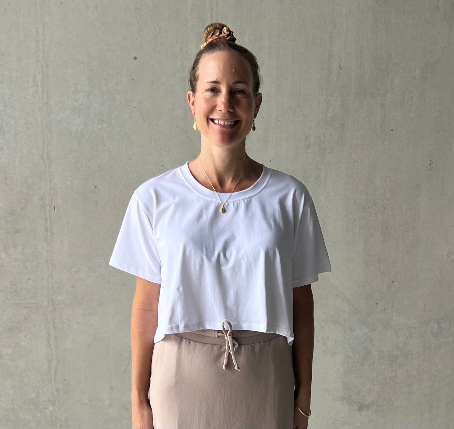 ethik organic cotton || oversized cropped tee