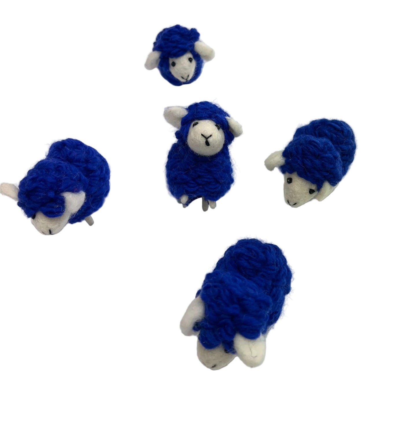 ethik felt || blue sheep toy