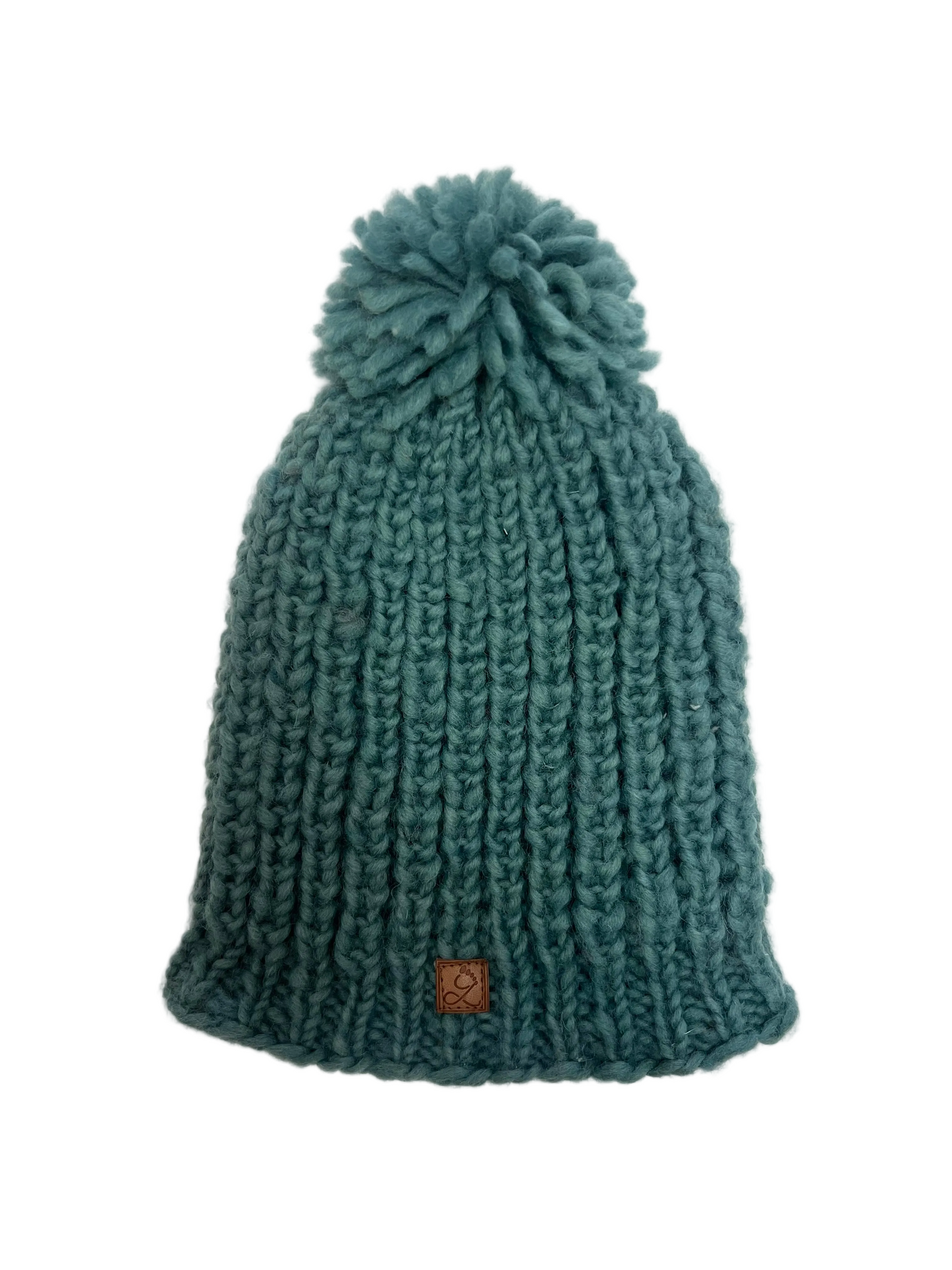 ethik merino wool || chunky knit pom pom beanie