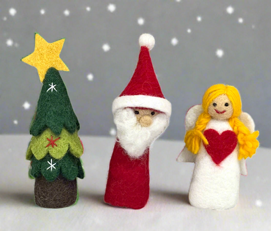 ethik felt || xmas finger puppets