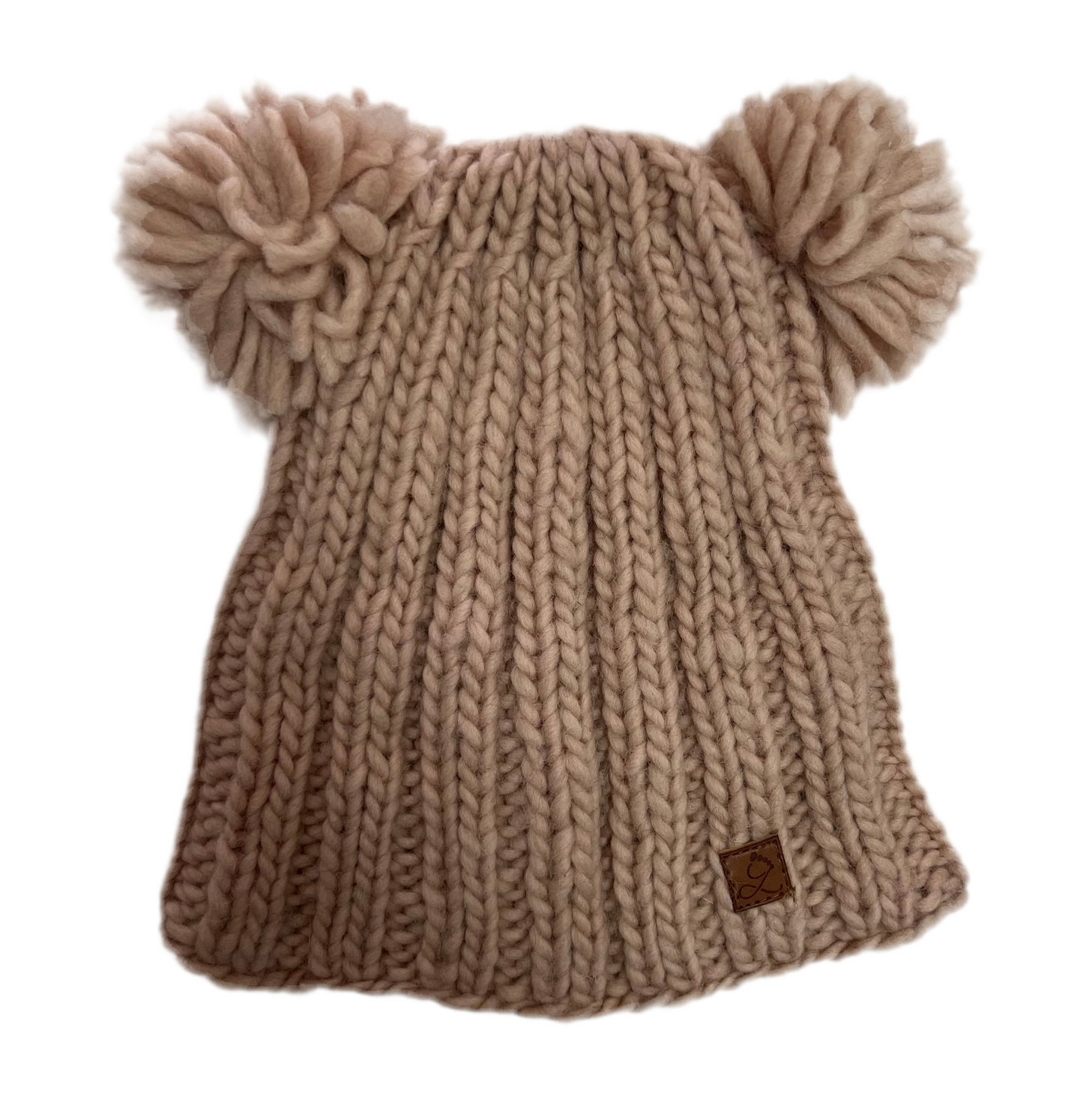 ethik beanie || kids double pom pom