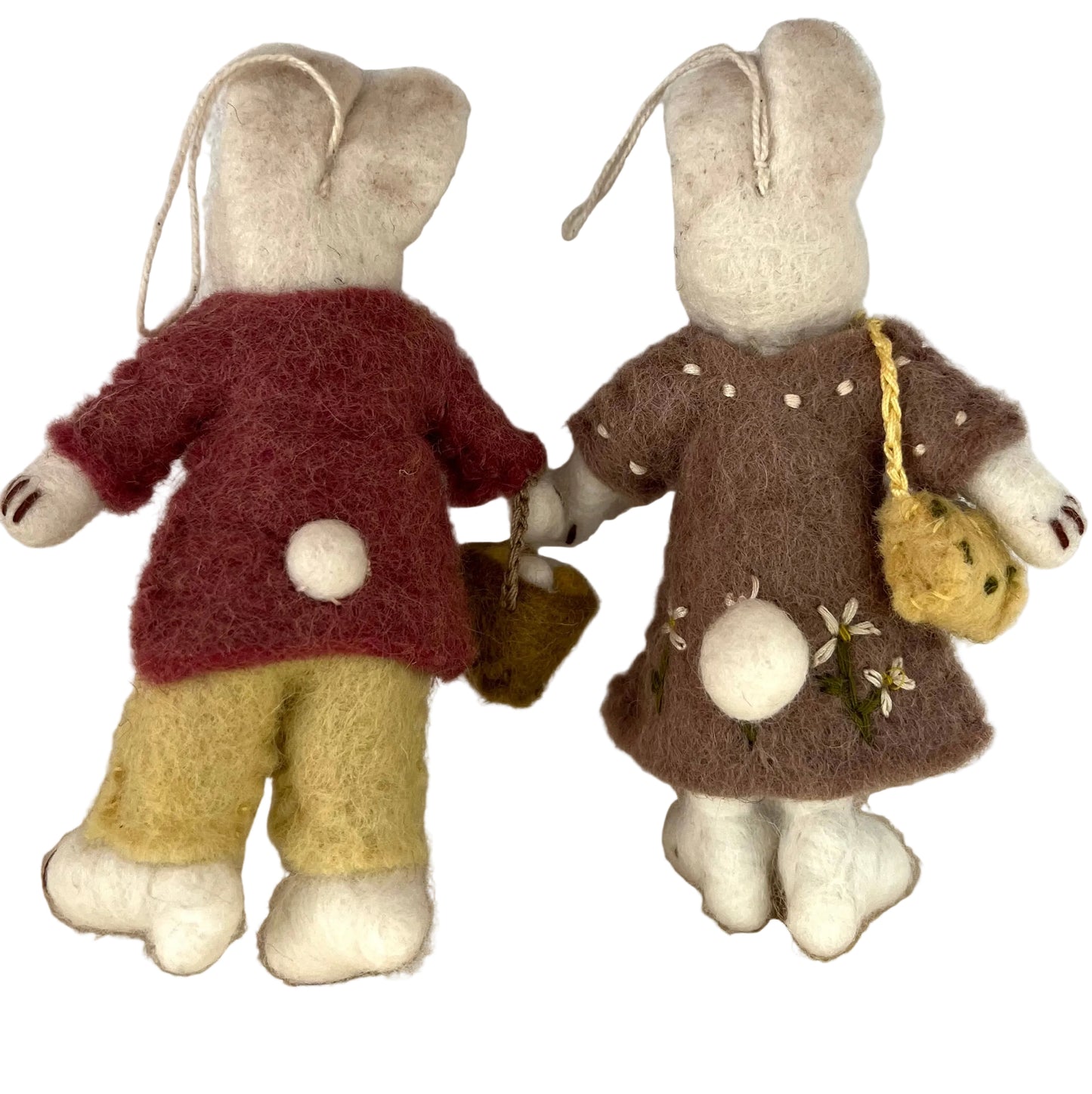 ethik felt || rabbit with felted outfit