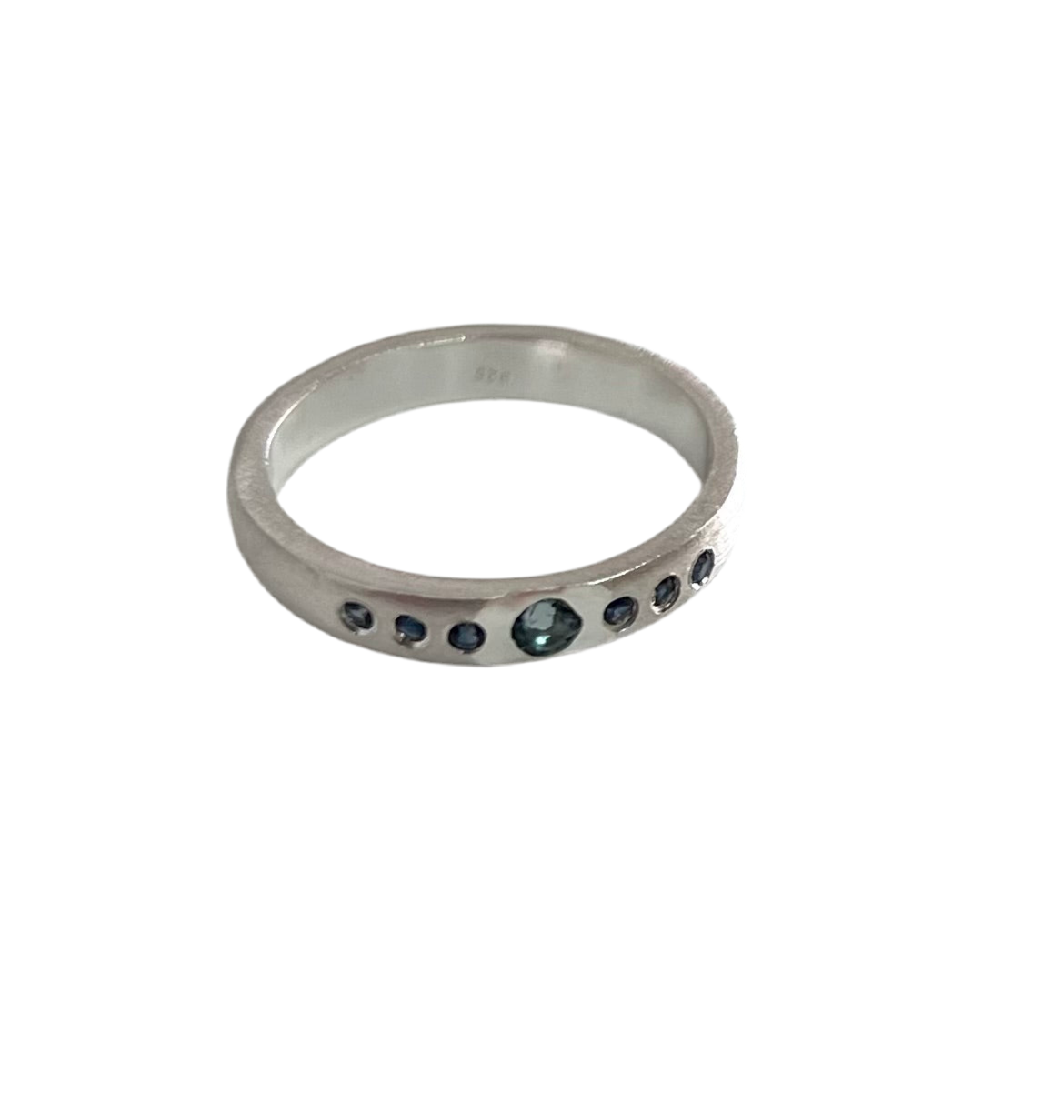 Jaipur silver jewellery||7 stone ring