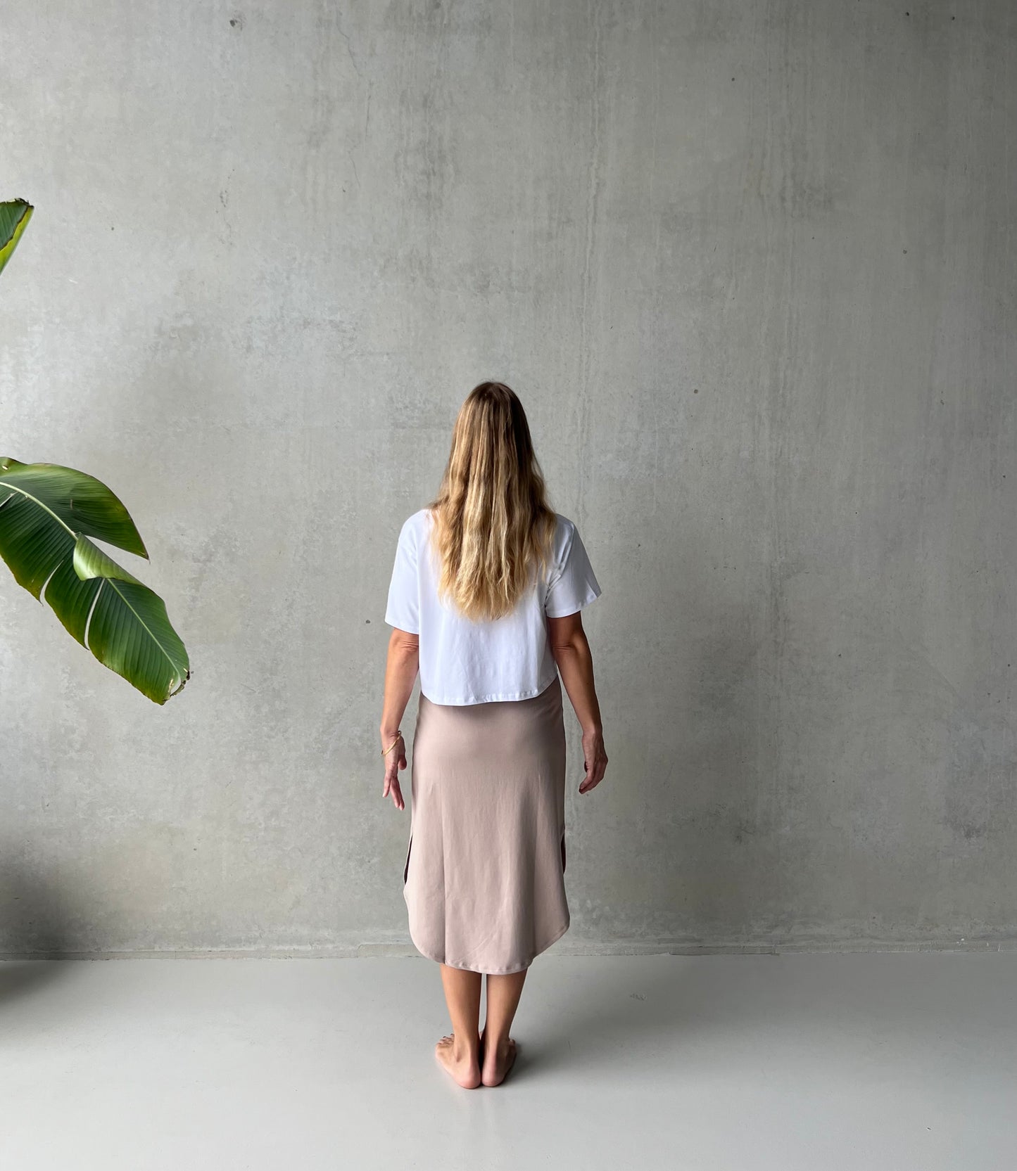 ethik organic cotton || oversized cropped tee
