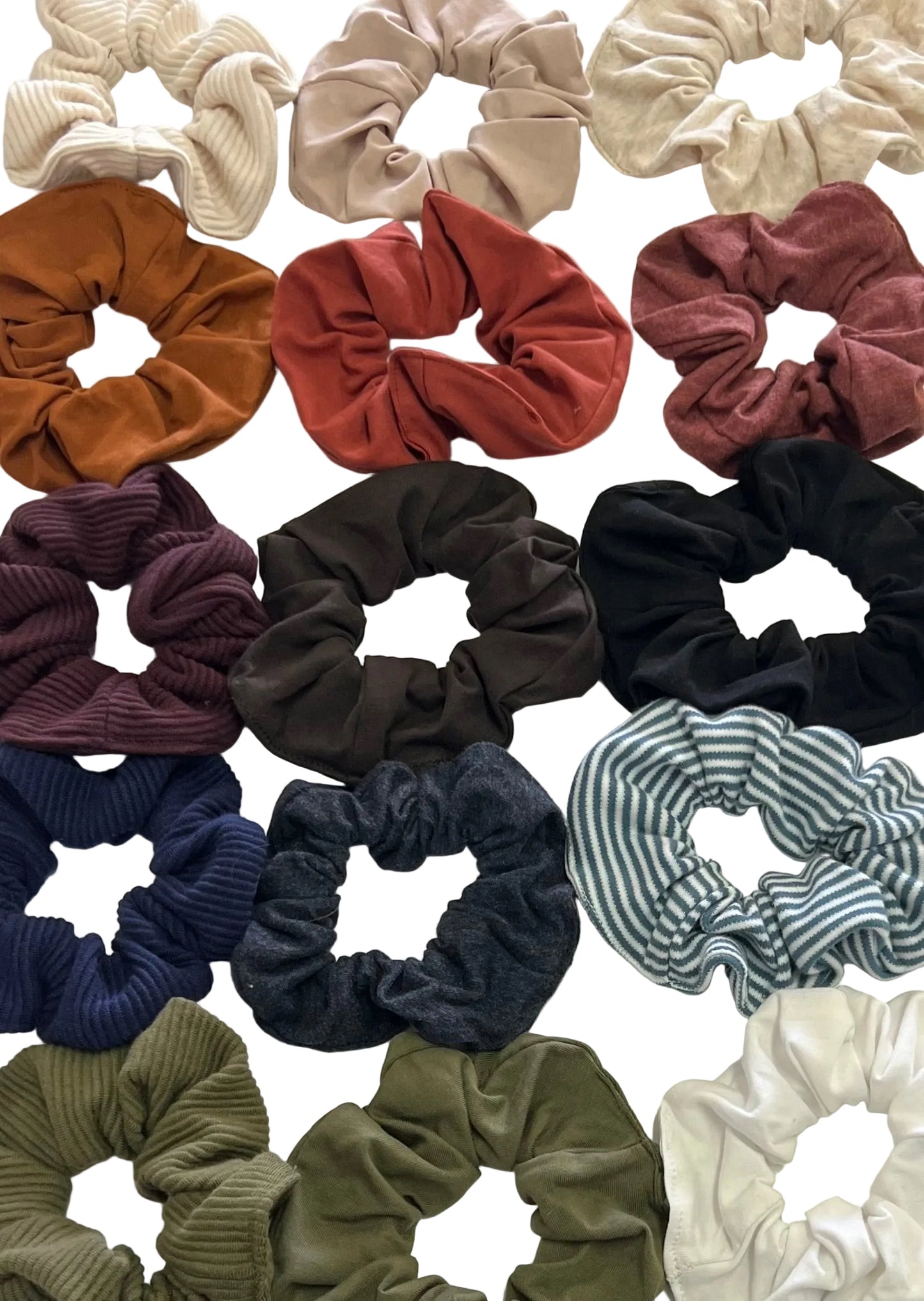 ethik organic cotton || scrunchies