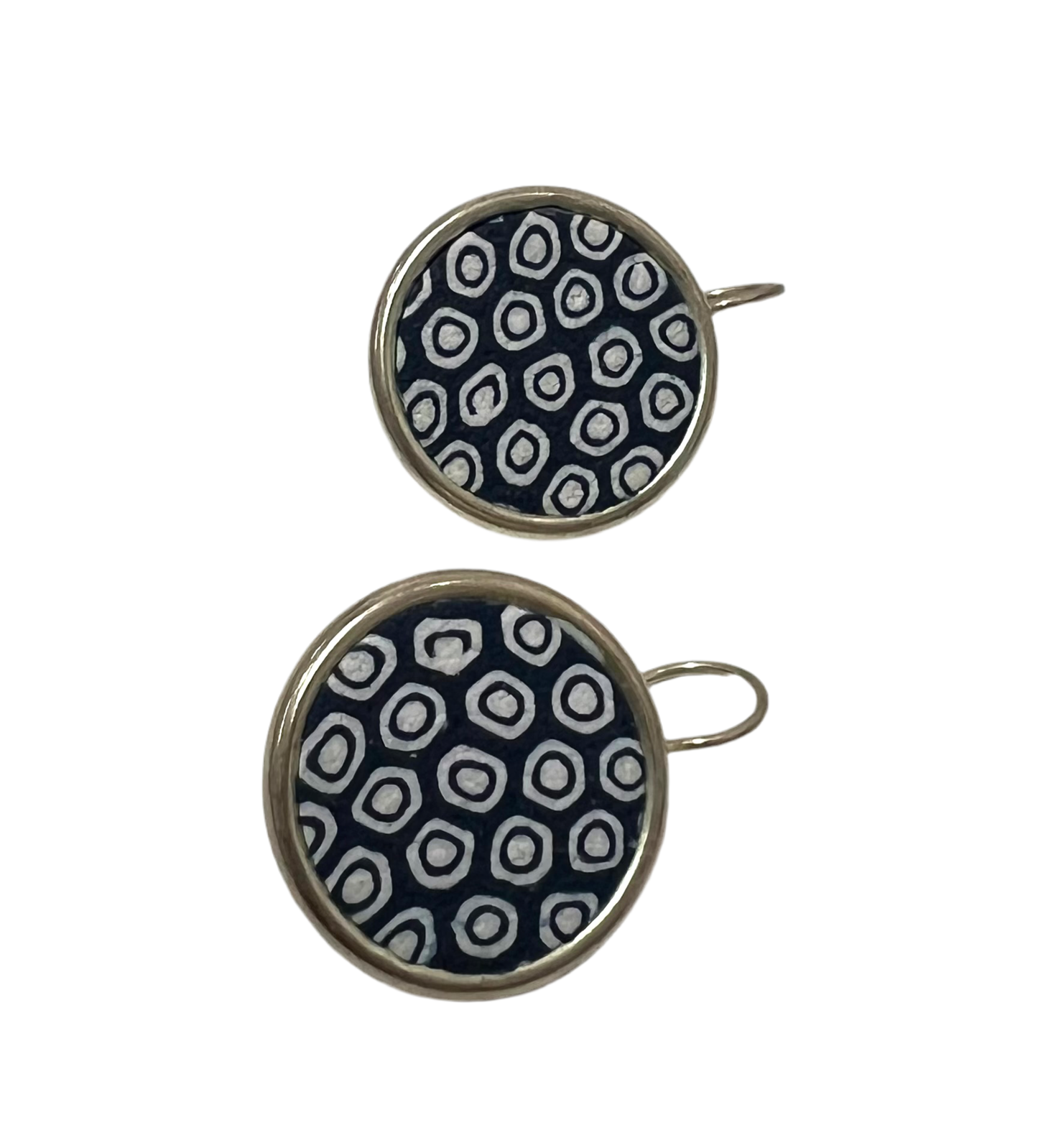 Samunnat jewellery || gold or silver embossed earrings