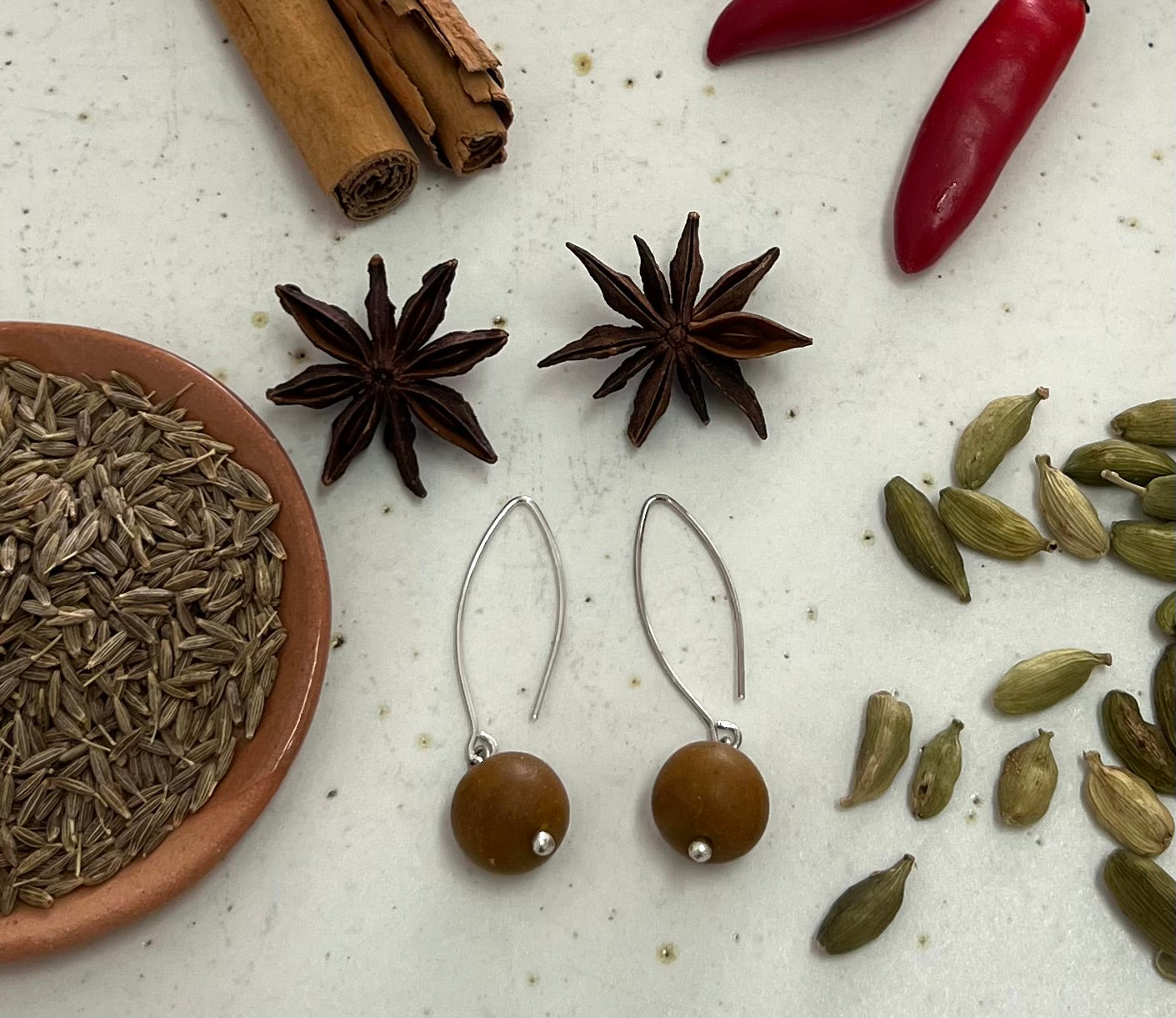 Samunnat Jewellery || spice small bead earrings
