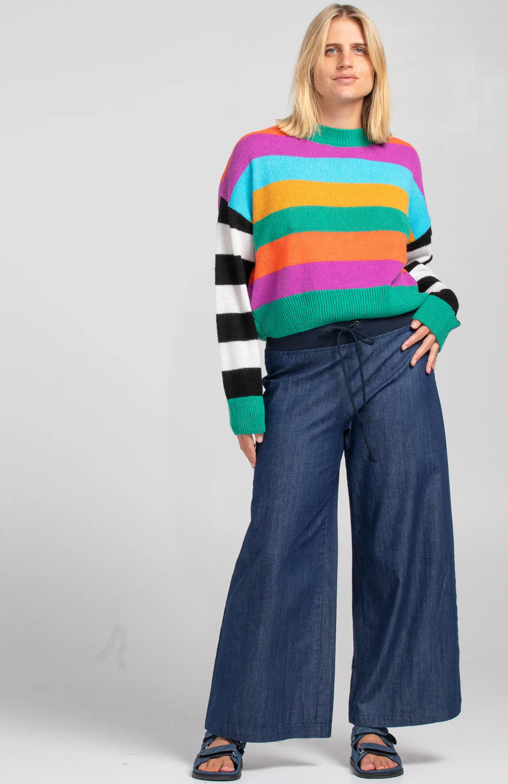 boomshankar || Ria pants || dark denim
