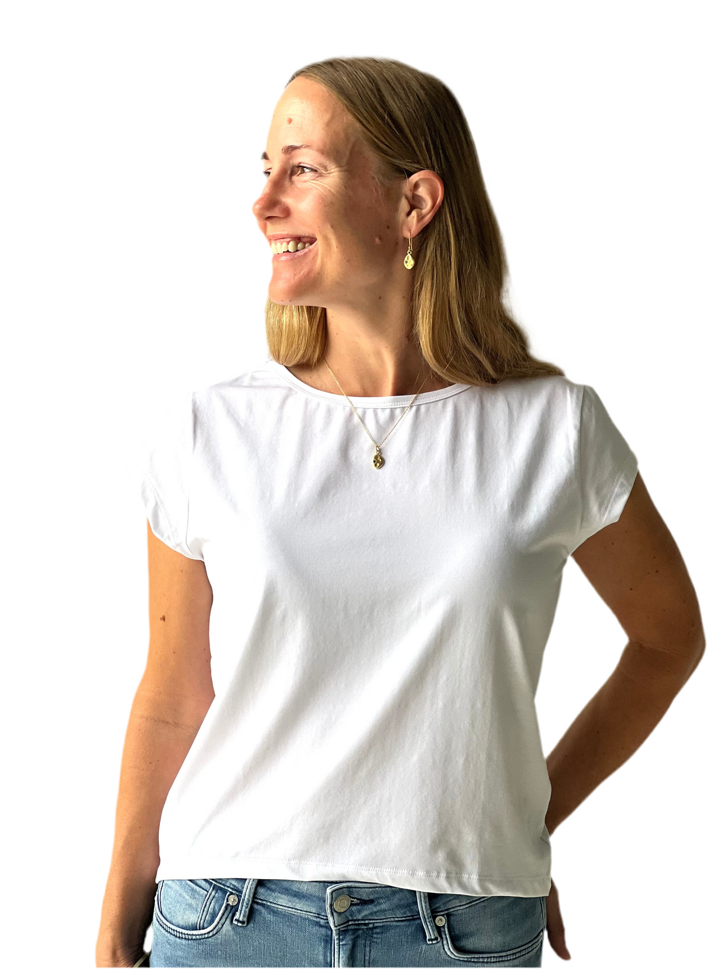 ethik organic cotton || new scoop neck tee