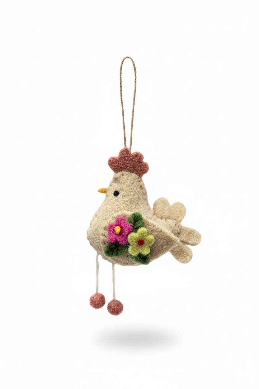 ethik felt || chicken decoration