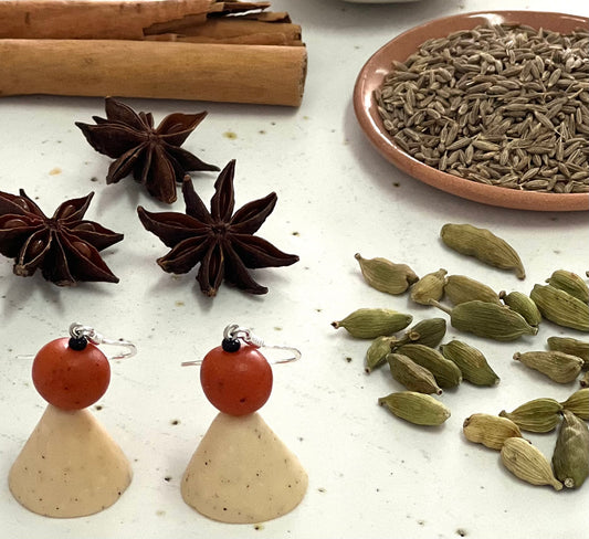 Samunnat Jewellery || spice cone earrings