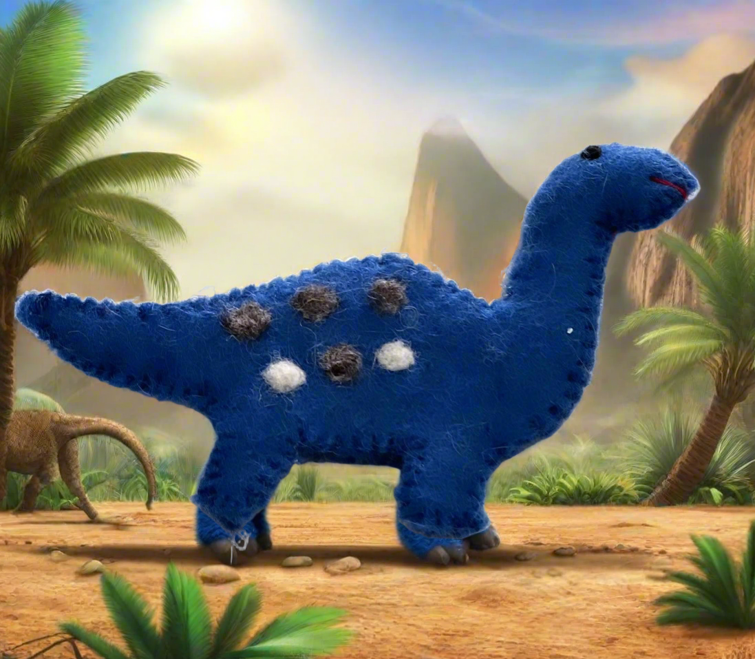 ethik felt || 2 D dino finger puppet set