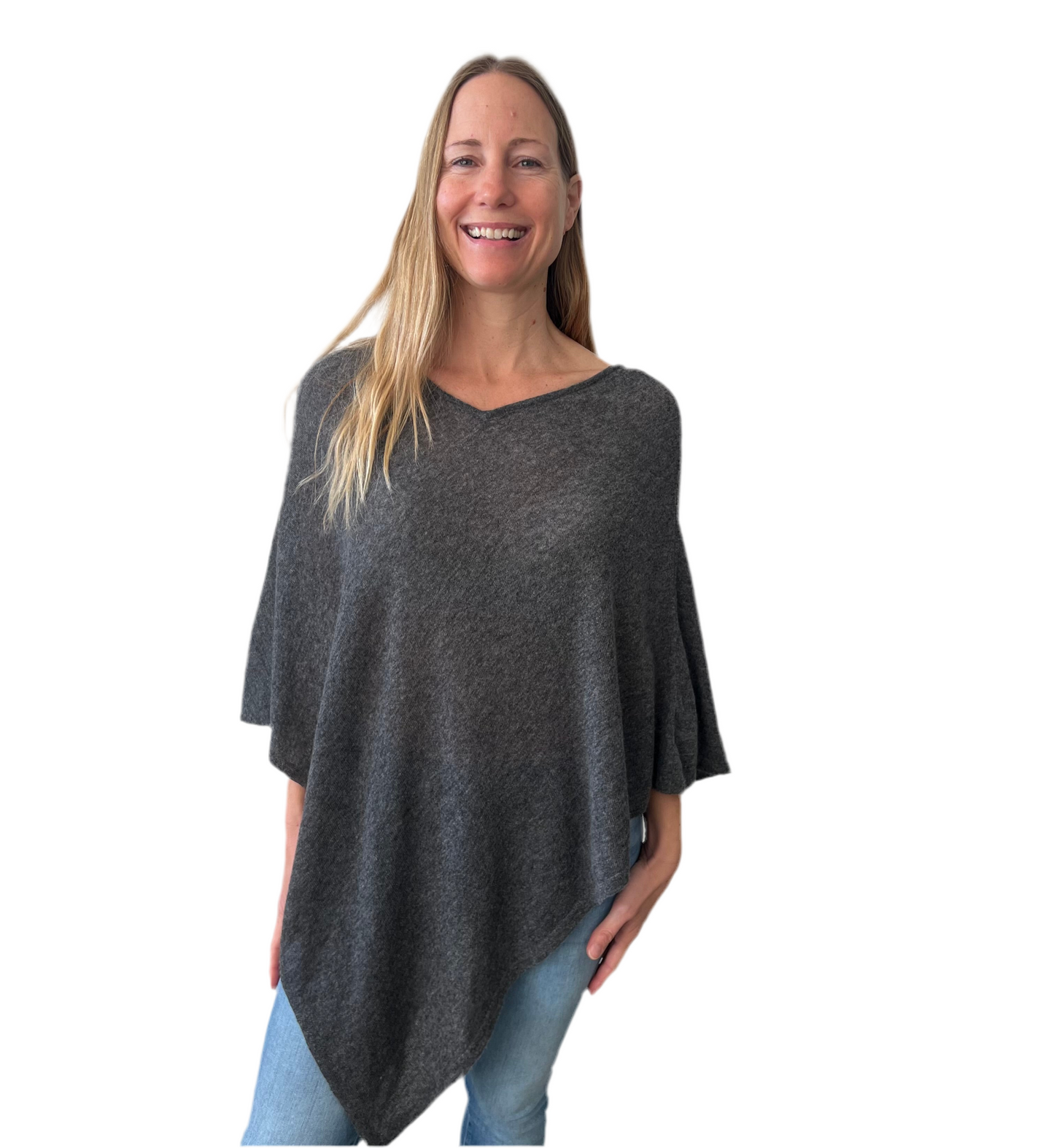 ethik poncho || 100% cashmere