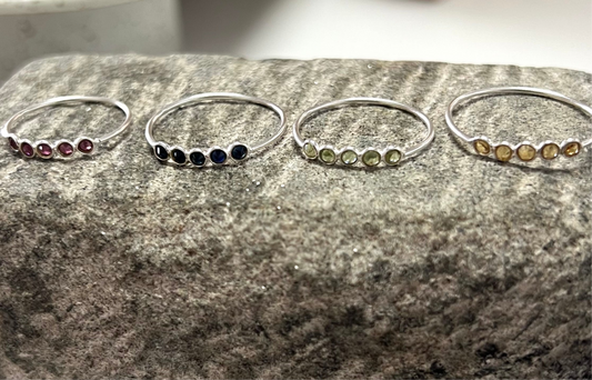 Jaipur silver jewellery|| 5 stone ring