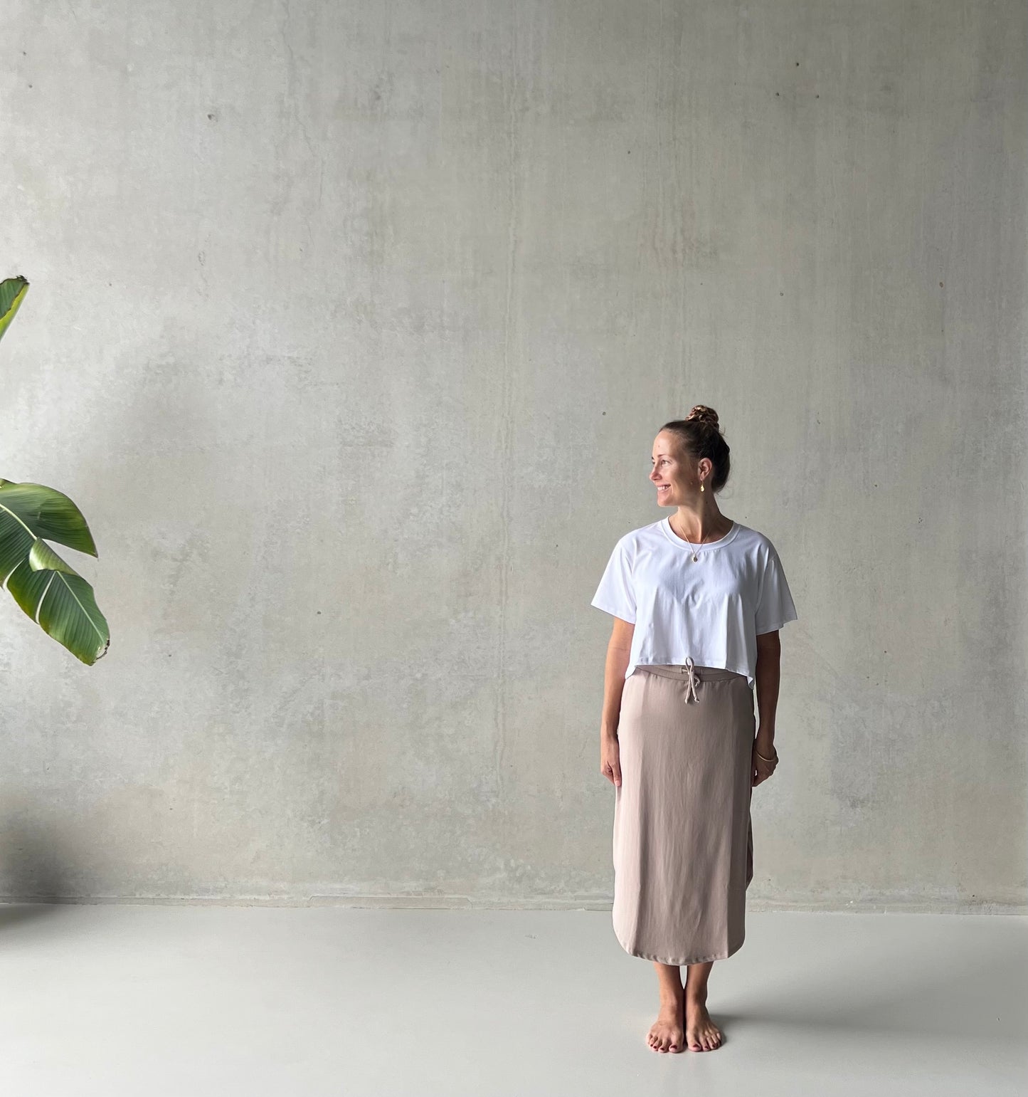 ethik organic cotton || oversized cropped tee