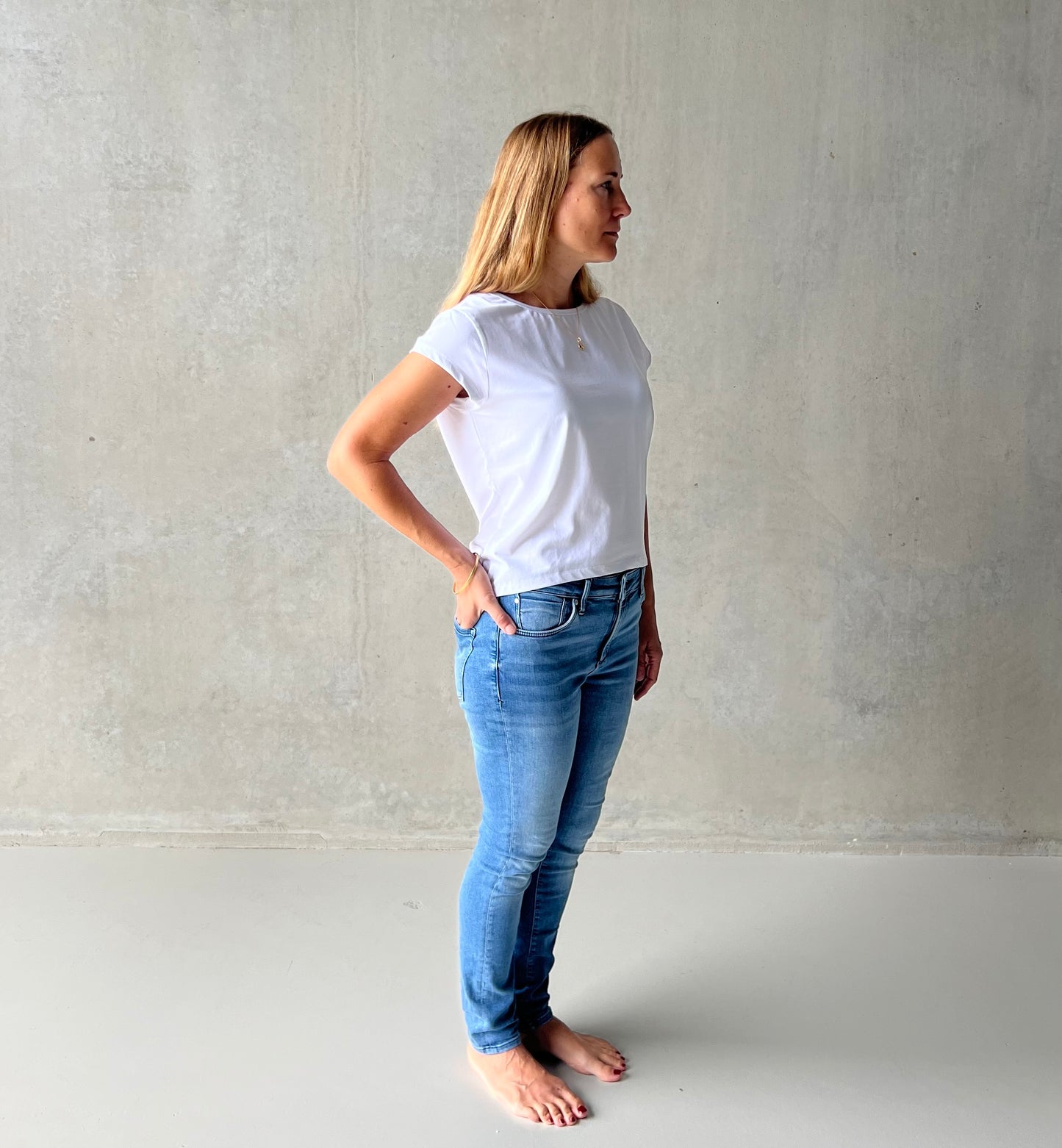 ethik organic cotton || new scoop neck tee
