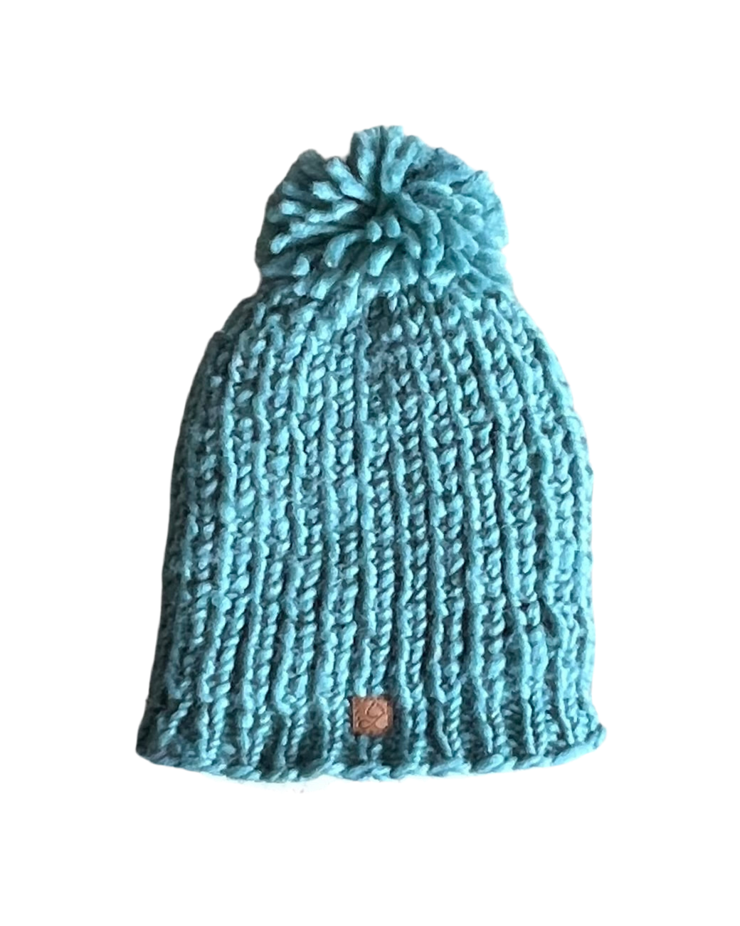 ethik merino wool || chunky knit pom pom beanie