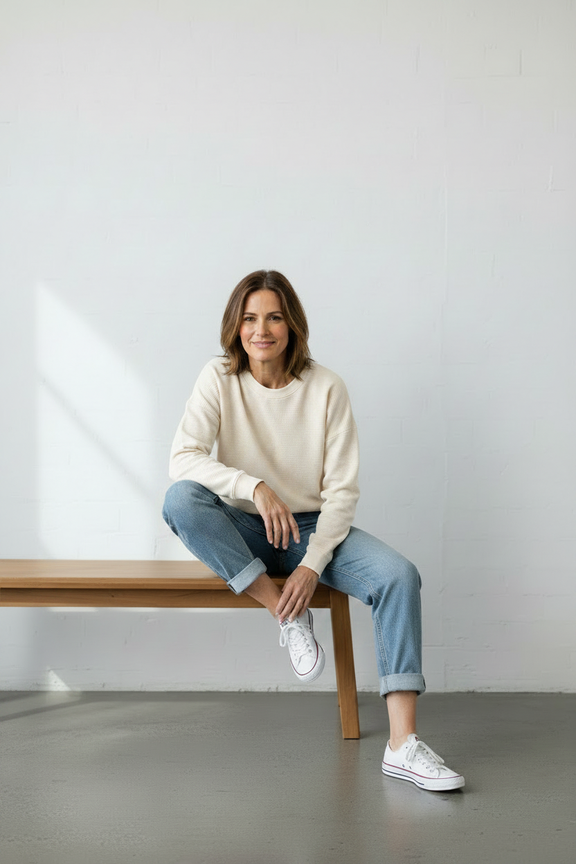 ethik organic cotton || oversized jumper || corduroy