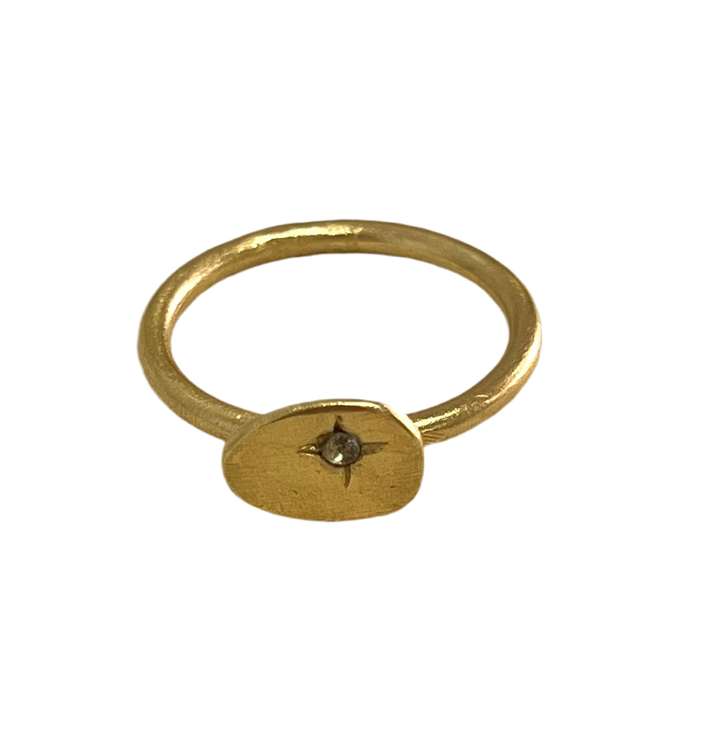 Jaipur gold jewellery || signet stone ring