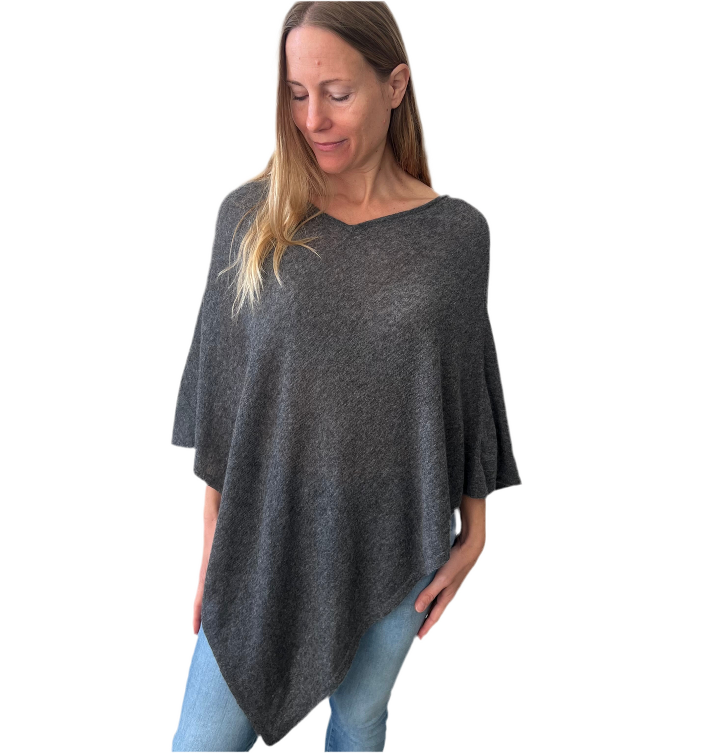 ethik poncho || 100% cashmere