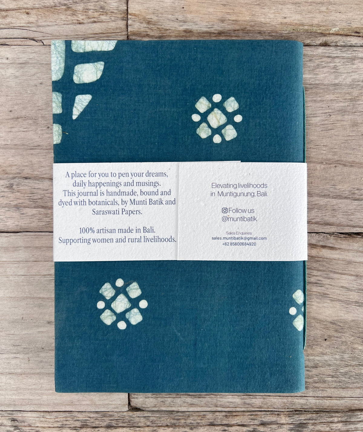 munti batik cotton || notebook