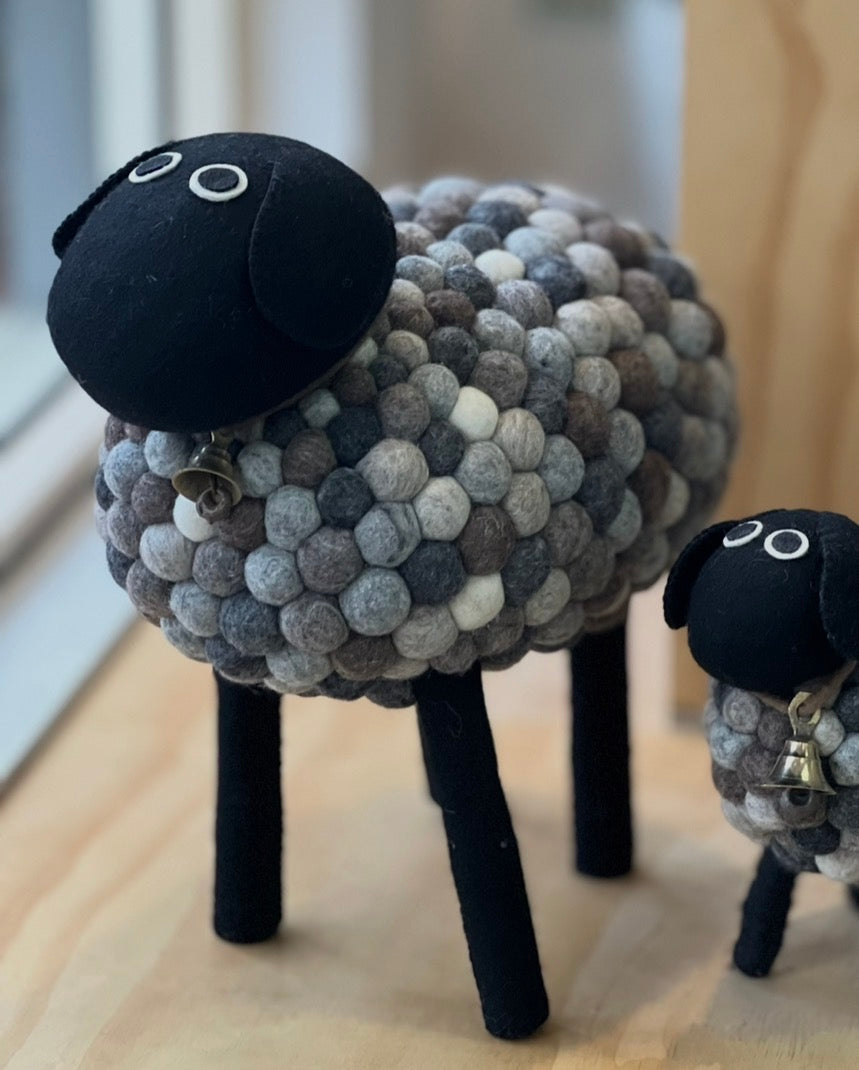 ethik felt || felt ball sheep toys