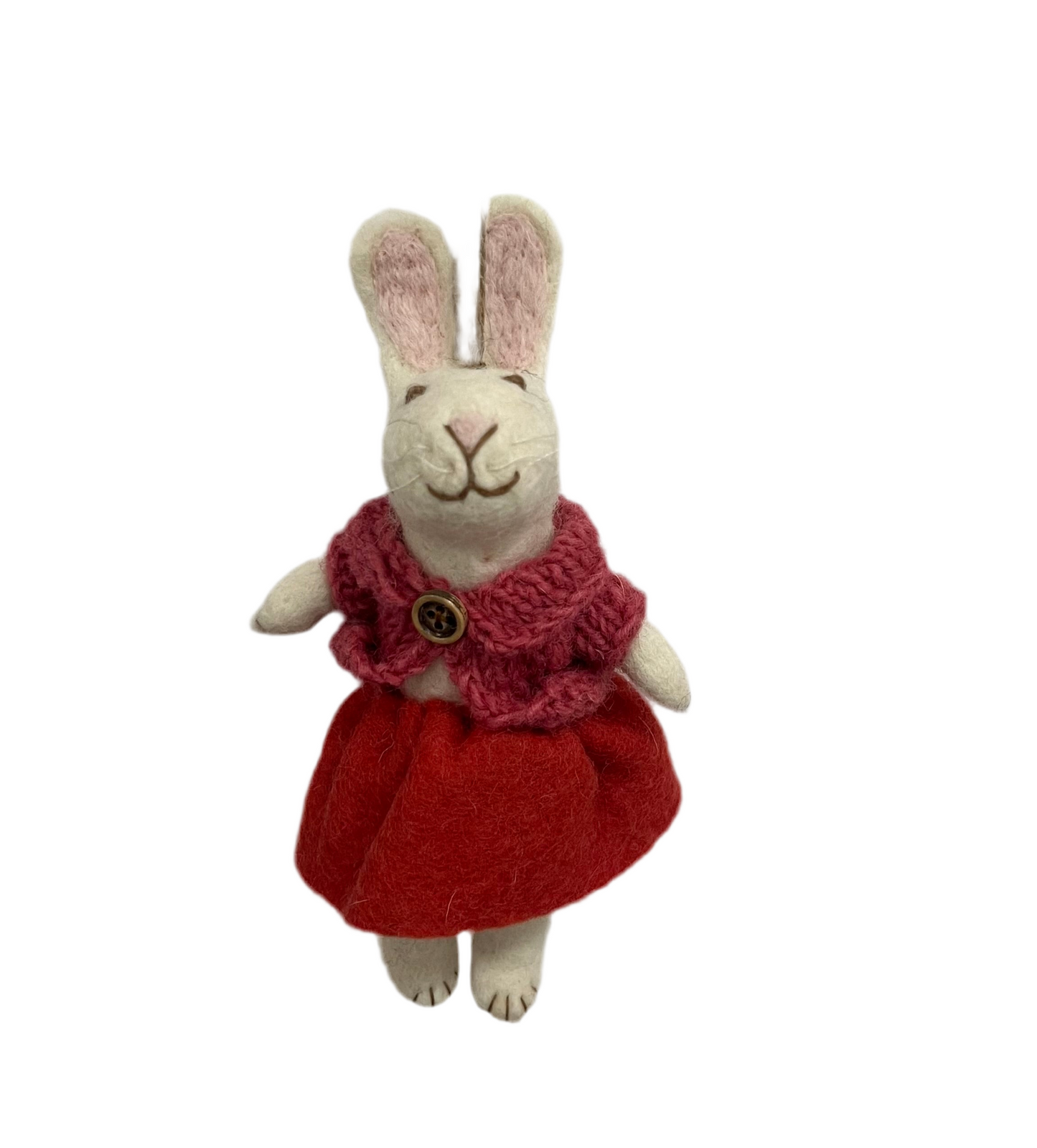 ethik felt || rabbit with knitted outfit