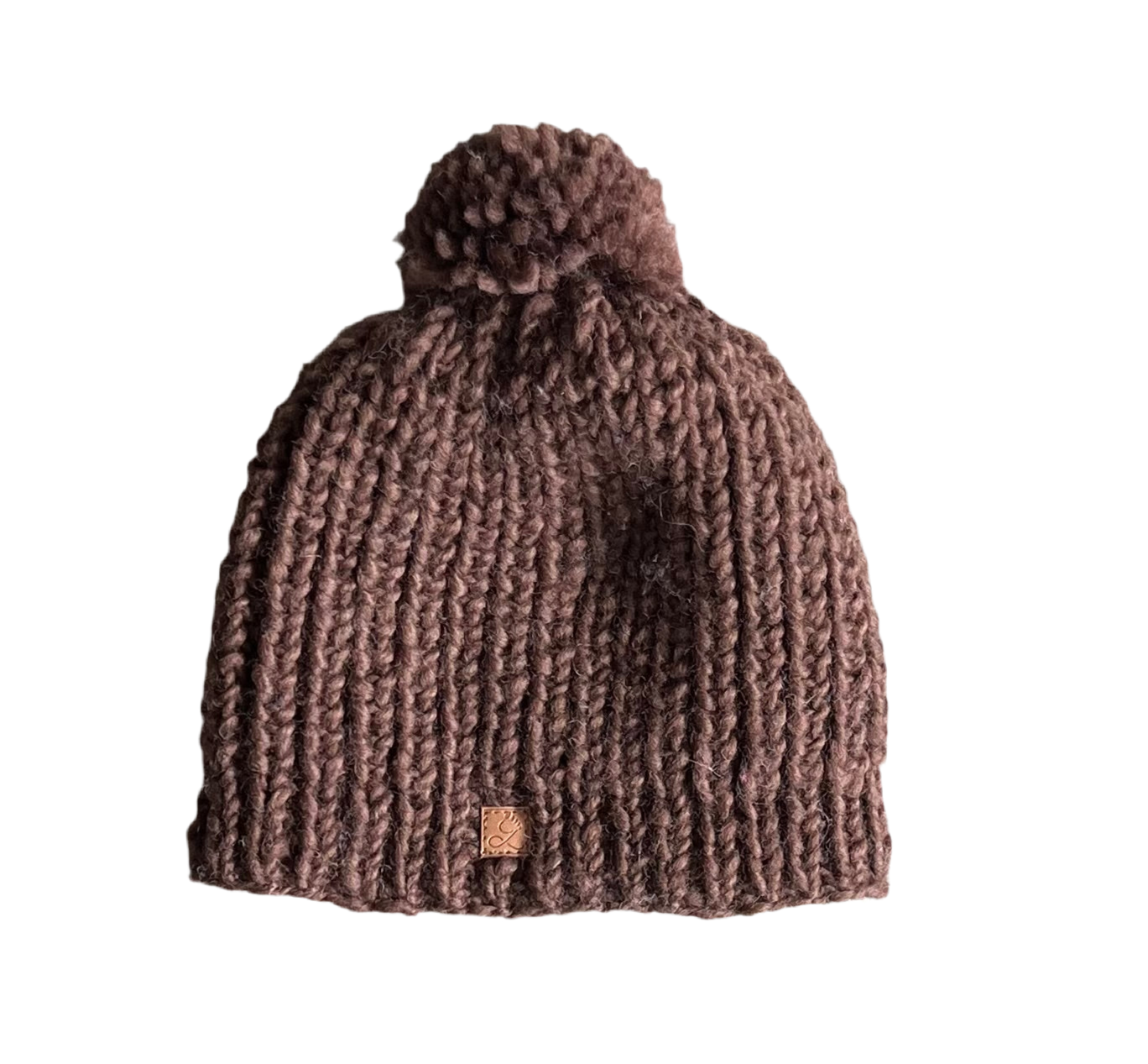 ethik merino wool || chunky knit pom pom beanie