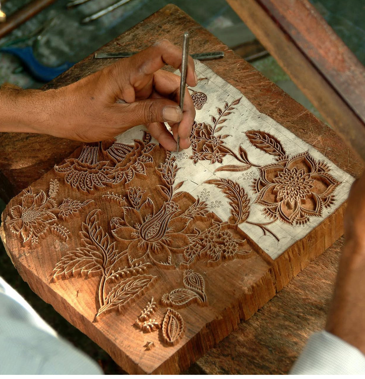 ethik cotton boxer shorts || hand block printed