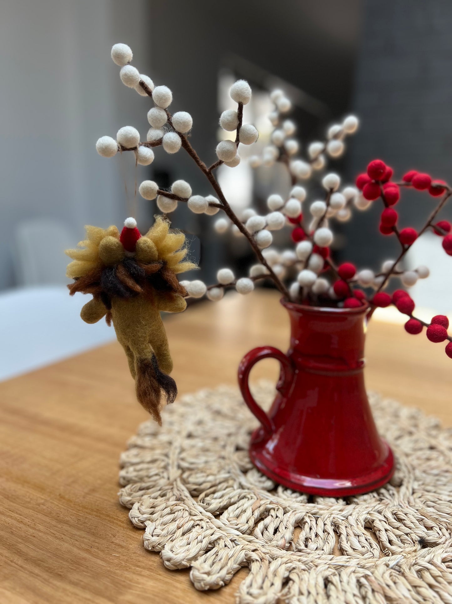 ethik felt || african animal xmas decorations