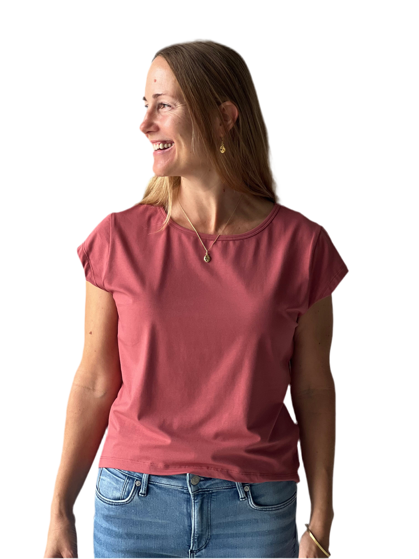 ethik organic cotton || new scoop neck tee