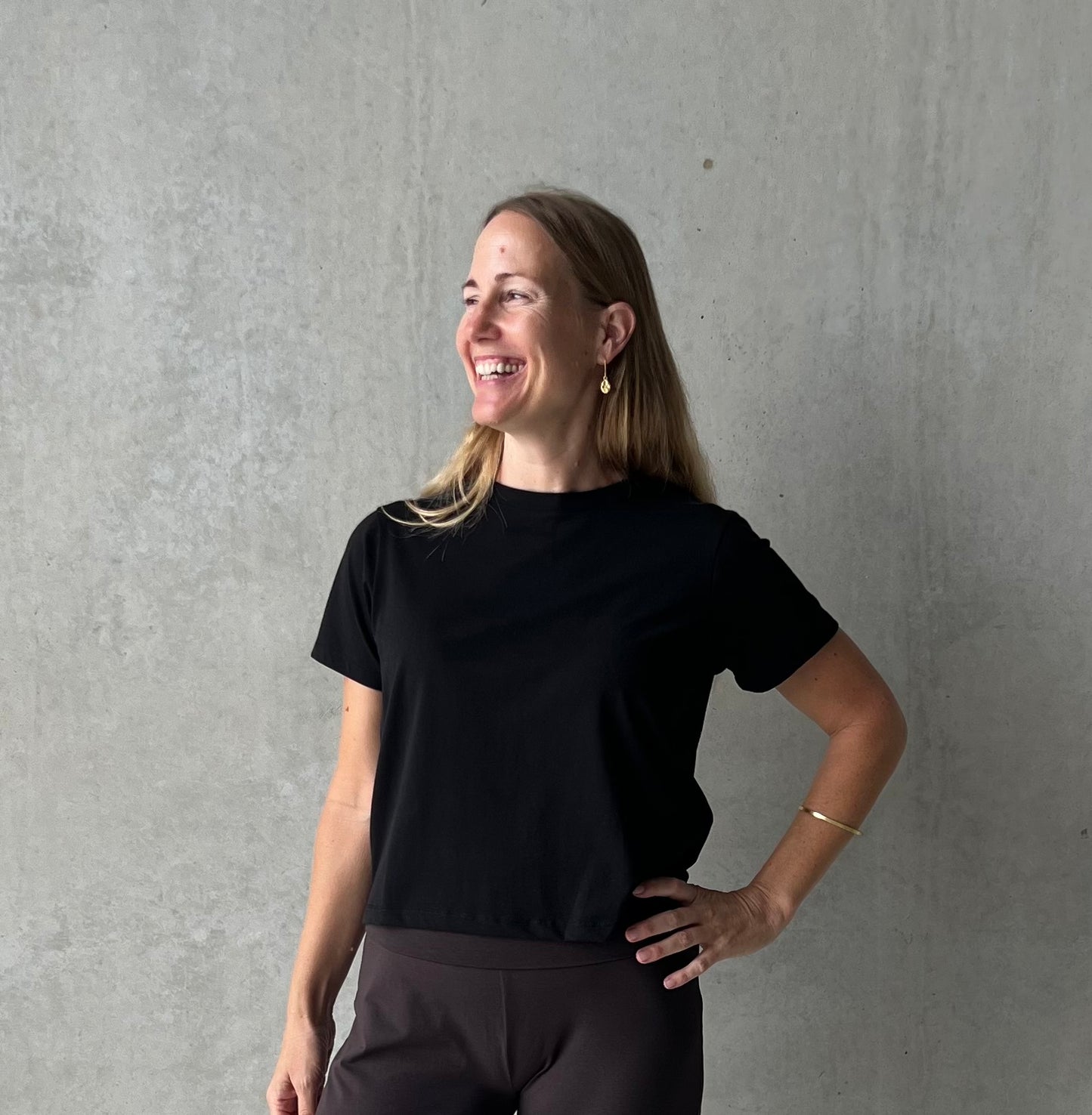 ethik organic cotton || cropped tee